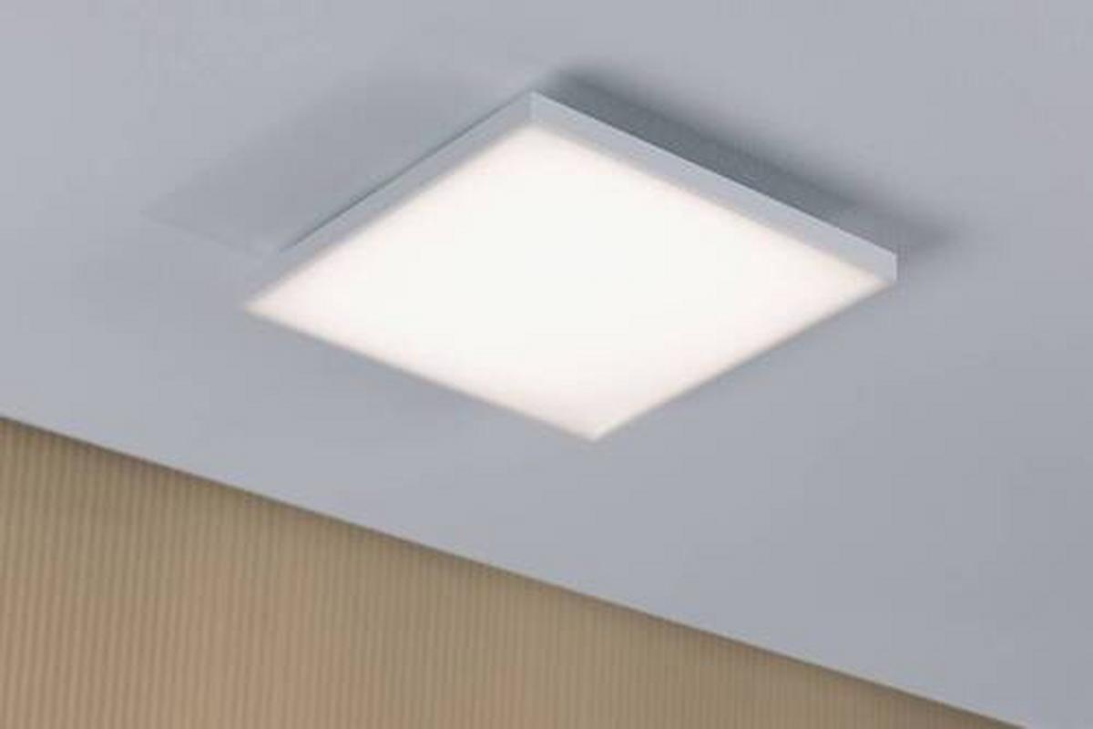 Led-paneel L: 30 Cm 79817 - Weiß, Basics, Metall (30/30/5cm) - Paulmann