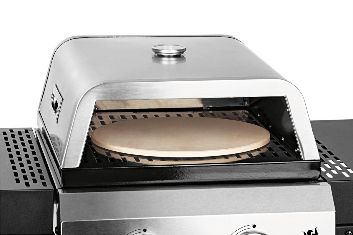 Gasgrill Landmann Gasgrill Caliano 2.0 - Chromfarben/Schwarz, Basics, Metall (98/58/105cm)