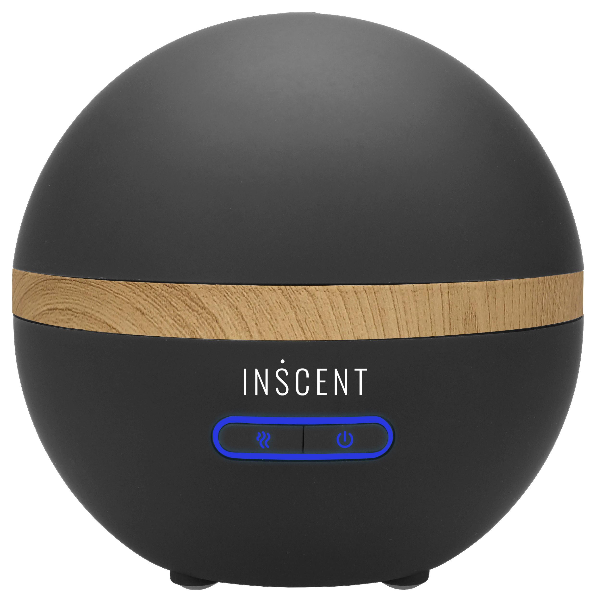 Difuzér Inscent, provoz na elektřinu - černá/přírodní barvy, Design, plast (13/13/13cm) - Inscent