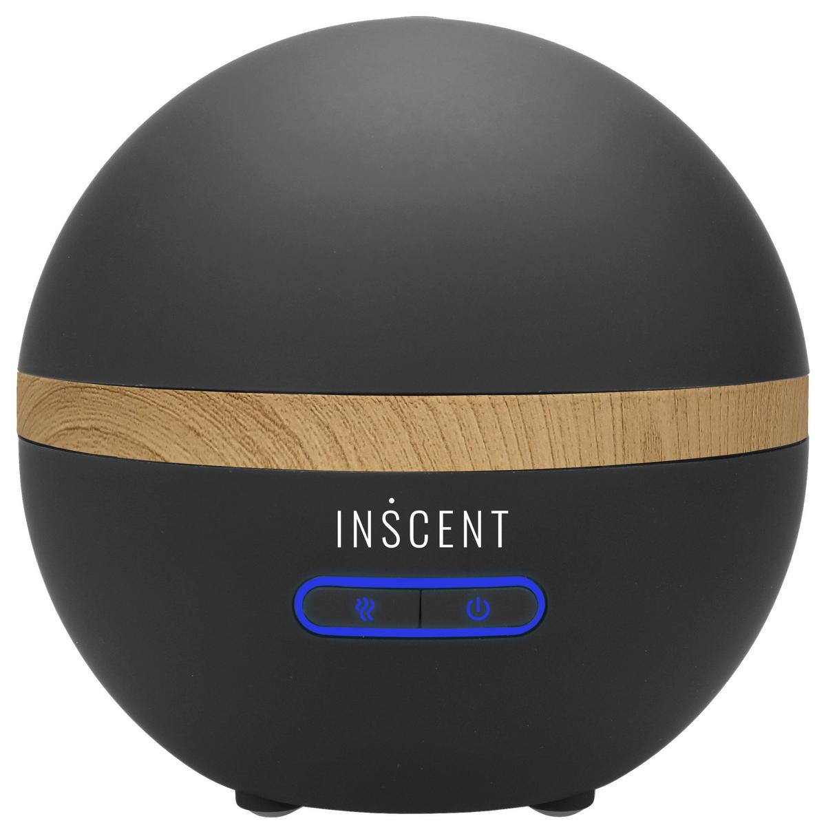 Difuzér Inscent, provoz na elektřinu - černá/přírodní barvy, Design, plast (13/13/13cm) - Inscent