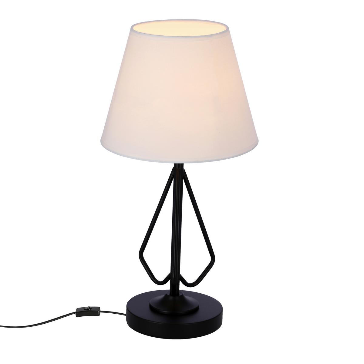 Tischleuchte 50501089 Morley - Schwarz/Weiß, Basics, Kunststoff/Metall (16/25/26cm)