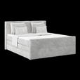 Boxspringbett mit Topper und Bettkasten 180x200 cm Medino - Hellgrau, KONVENTIONELL, Holz/Holzwerkstoff (180/200cm) - Luca Bessoni