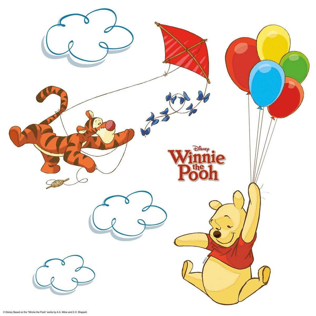 FENSTERBILD Winnie The Pooh - Multicolor, LIFESTYLE, Kunststoff (31/31cm)