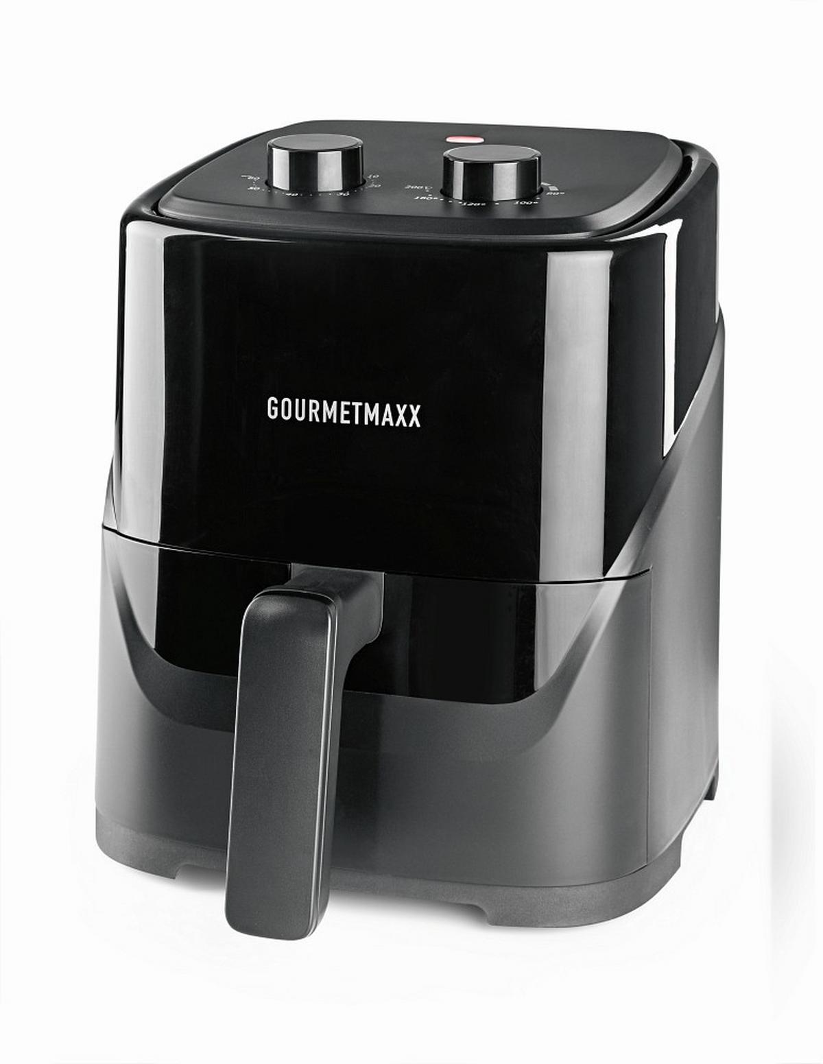 Heißluftfritteuse, 3,2l 19170 Gourmetmaxx - Schwarz, Basics, Kunststoff (34,1/25,4/30cm) - GOURMETMAXX