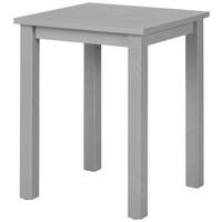 Beistelltisch Kiefer massiv Stellan, Grau - Grau, Basics, Holz (45/45/55cm) - MID.YOU