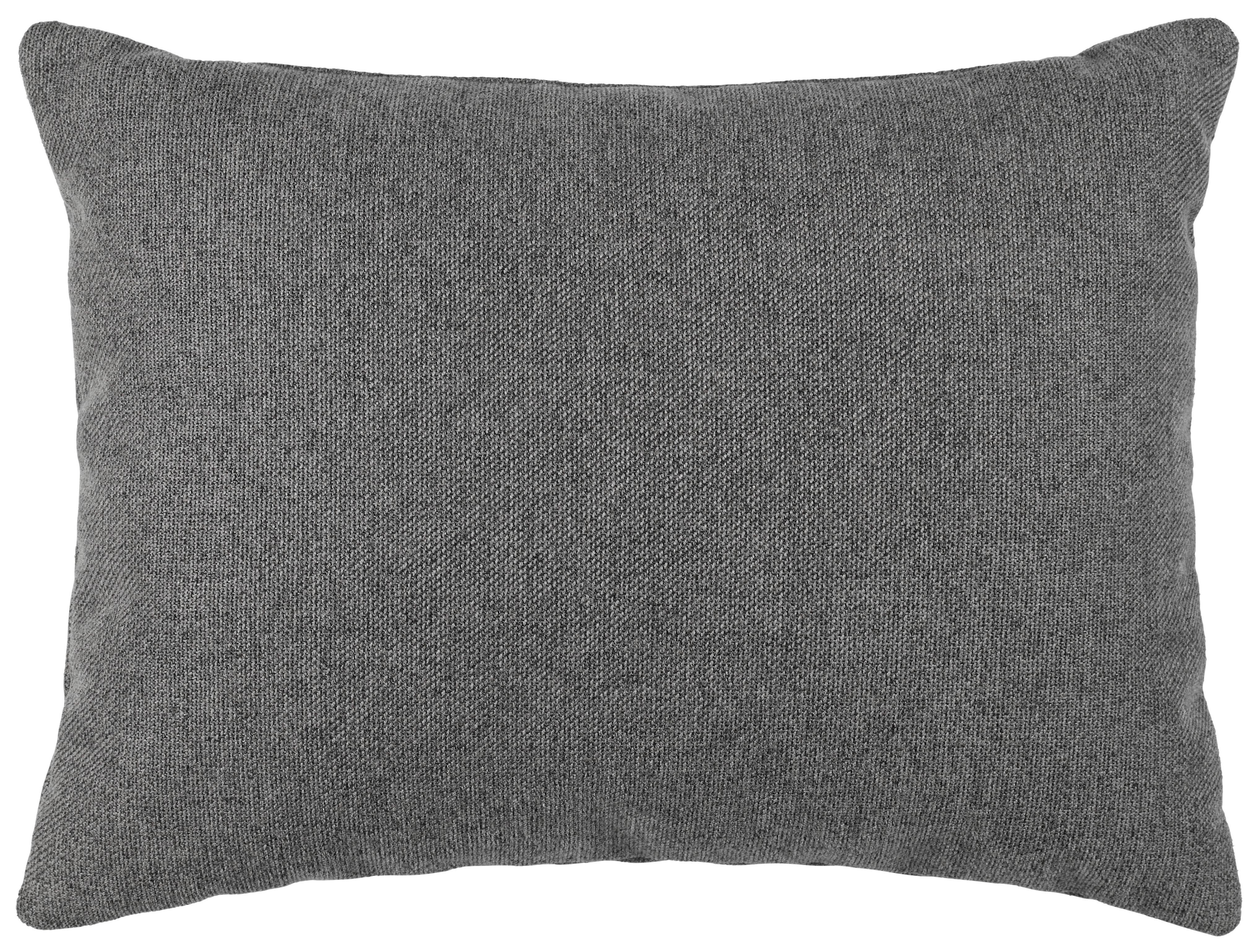 Polštář na sedačku TRENDY, antracitová, cca.55x40 cm - antracitová, Moderní, textil (55/40cm) - Premium Living