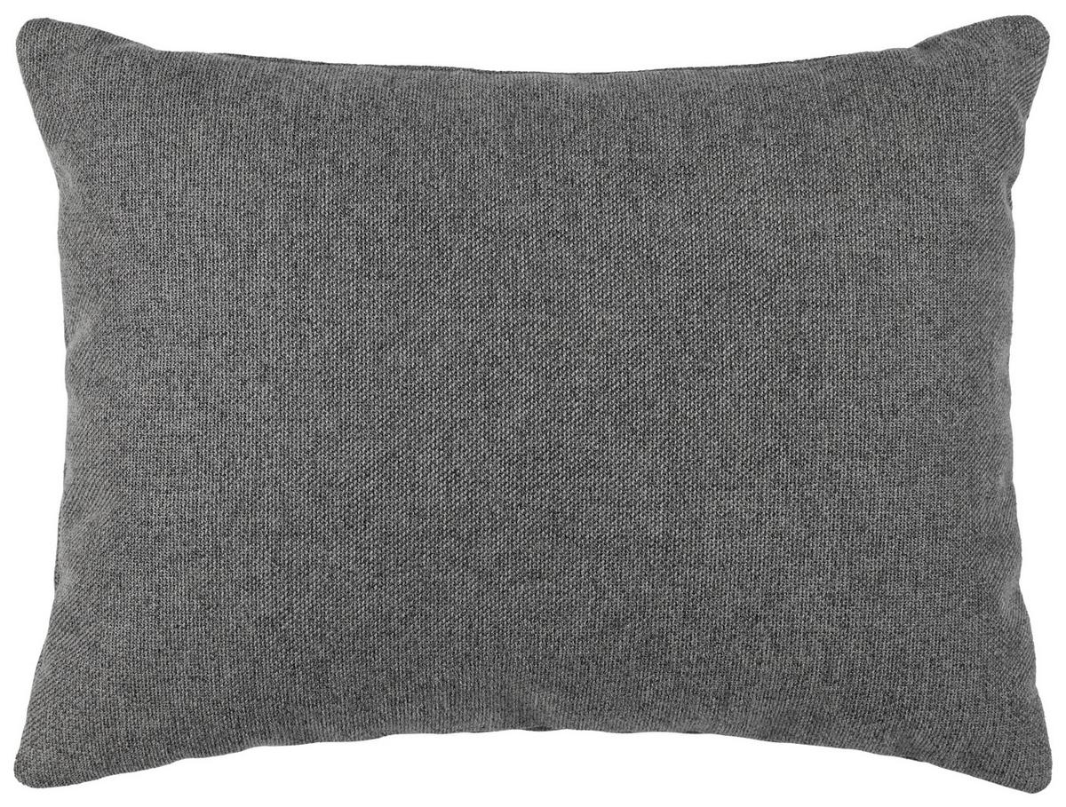 Polštář na sedačku TRENDY, antracitová, cca.55x40 cm - antracitová, Moderní, textil (55/40cm) - Premium Living