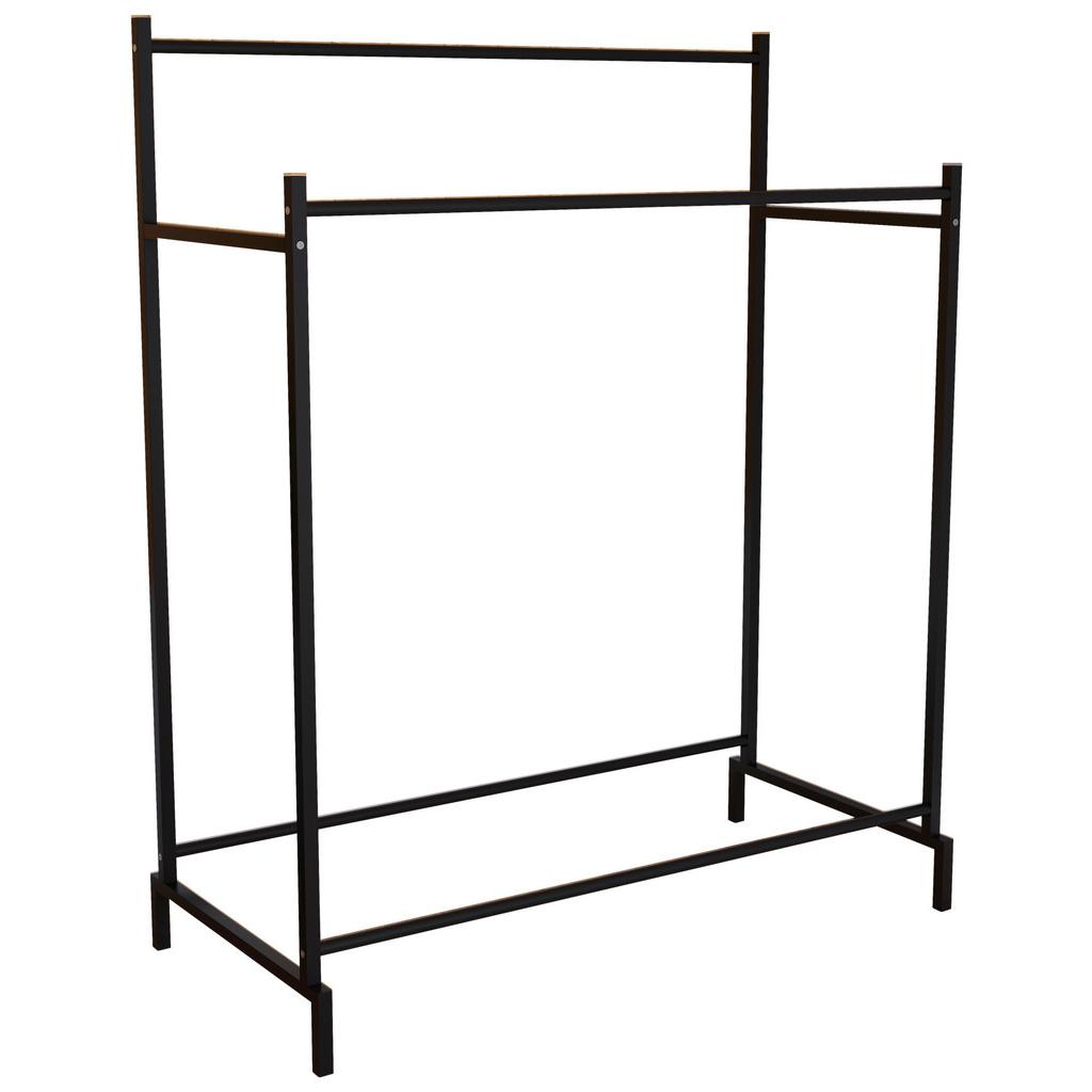 KLEIDERSTÄNDER Labol Schwarz B: 103 cm