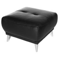 Hocker Frisco - Chromfarben/Schwarz, MODERN, Textil (65/46/65cm) - MID.YOU
