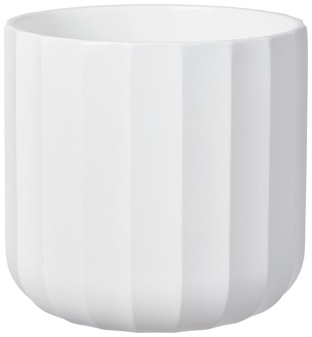 Blumentopf Dragica - Taupe/Hellrosa, Basics, Keramik (18,5/18cm) - James Wood