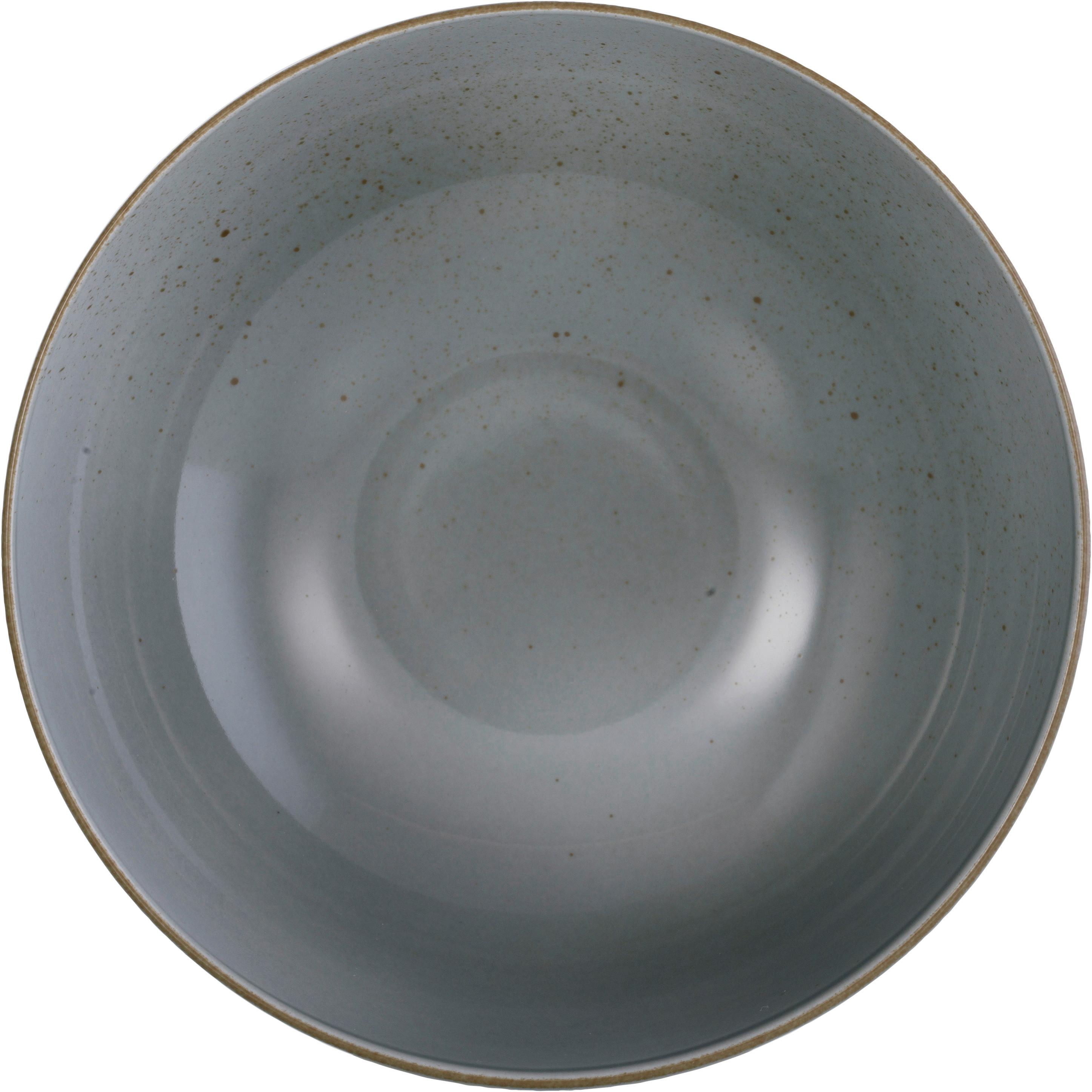 Salátová Mísa Capri, Ø: 25cm - šedá, Moderní, keramika (25/25/8cm) - Premium Living