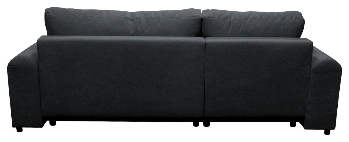 Ecksofa Velo Schwarz S: 160x250 cm - Schwarz, Design, Textil (160/250cm) - MID.YOU