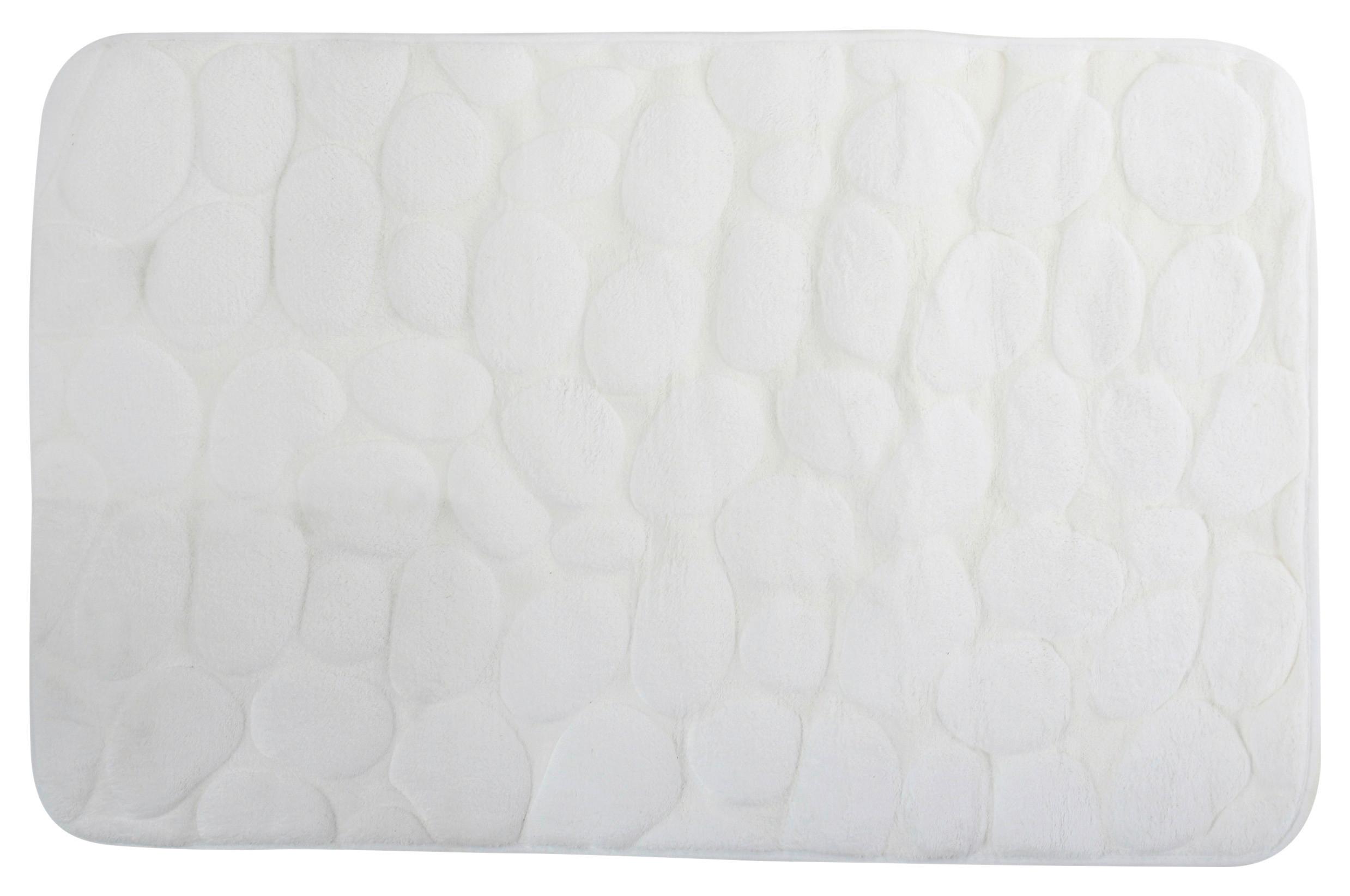 BADTEPPICH Weiß 50/80 cm
