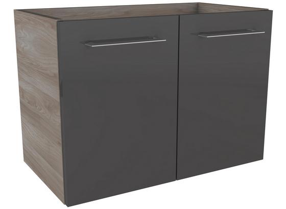 Waschtischunterschrank Lima B:59cm Grau/esche Dekor - Eschefarben/Grau, MODERN, Holzwerkstoff (59/42/33cm) - Fackelmann Waschtischunterschrank Lima B:59cm Grau/esche Dekor - Eschefarben/Grau, MODERN, Holzwerkstoff (59/42/33cm) - Fackelmann