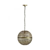 Hängeleuchte 14995h2 - Messingfarben, KONVENTIONELL, Metall (40/120cm) - Globo