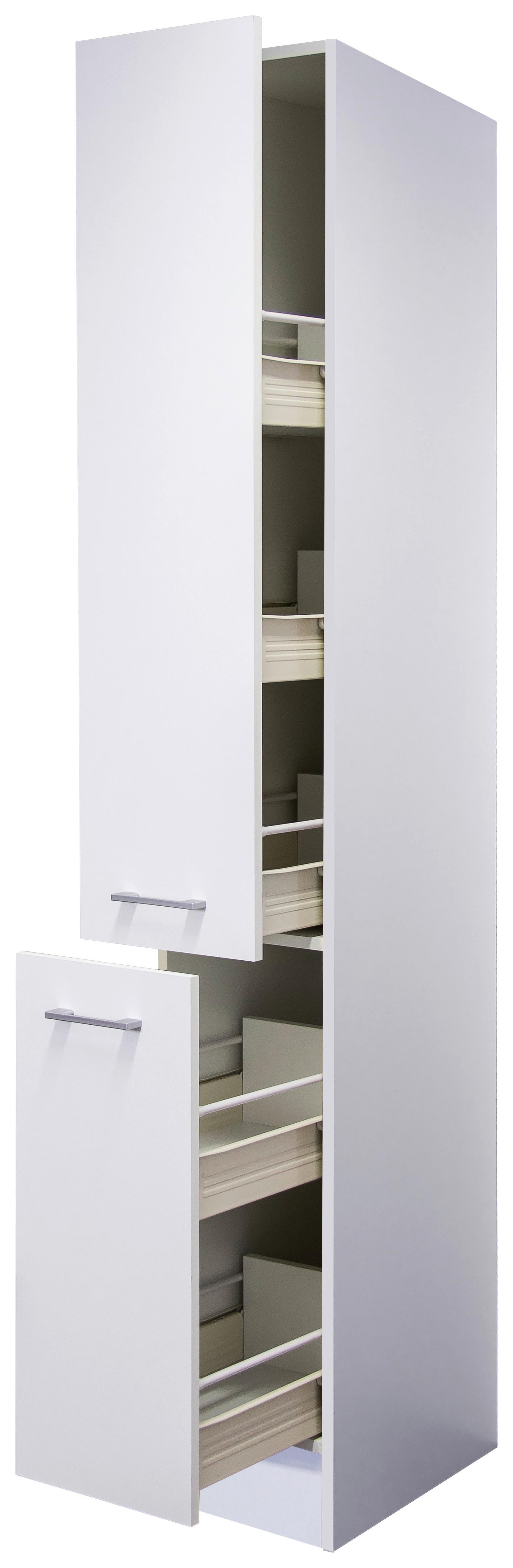 Apothekerschrank Lucca Weiß B: 30 cm - Weiß, KONVENTIONELL, Holzwerkstoff (30/200/57cm) - FlexWell