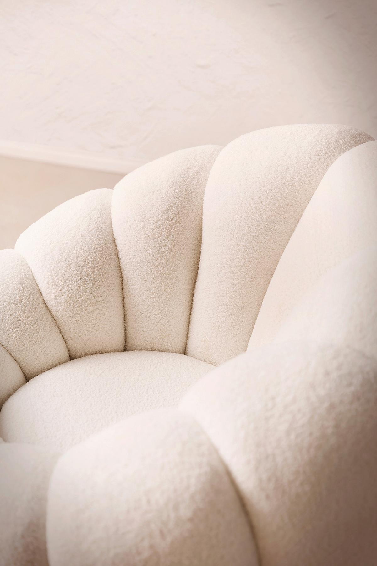 Sesselset Weiß B: 97 Cm - Weiß, MODERN, Textil (97/65/95cm) - Livetastic