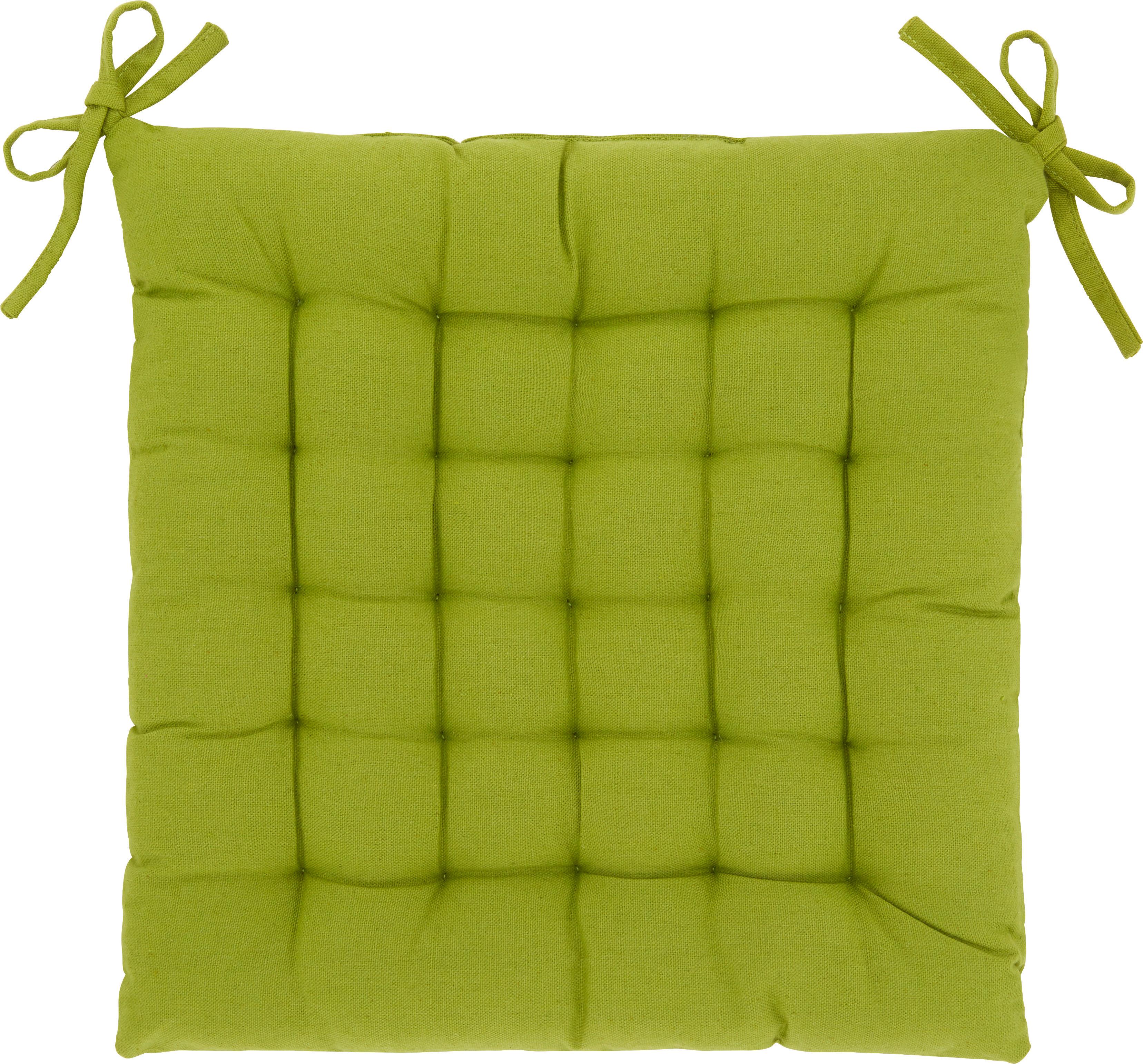 PODSEDÁK Anke, 40x40cm - světle zelená, textil (40/40cm) - Modern Living