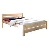 Bett Bora 140x200 cm - Kieferfarben, Natur, Holz (140/200cm) - Carryhome