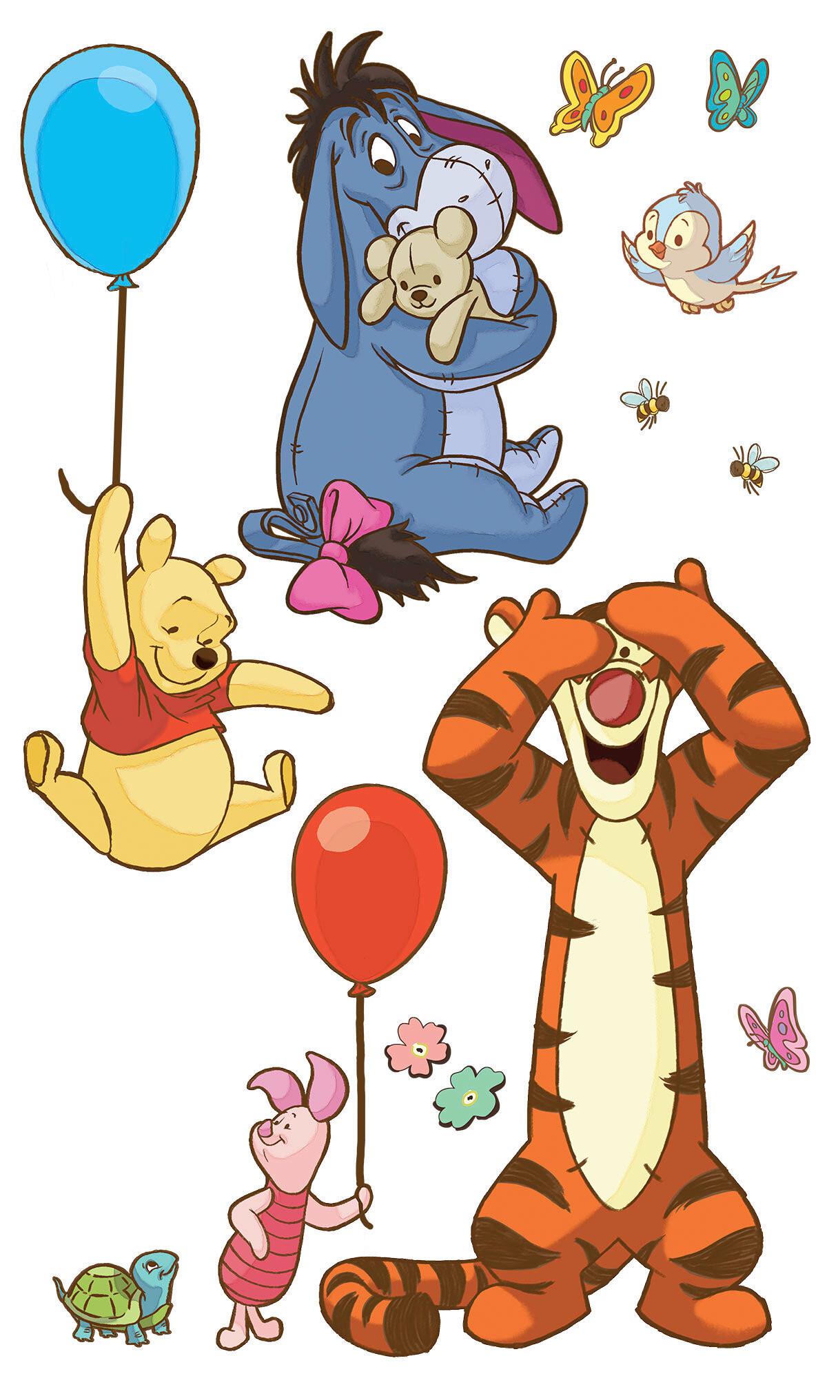 Fototapete 12420 Winni And Friends Xxl - Multicolor, Trend, Papier (127/200cm) - Komar