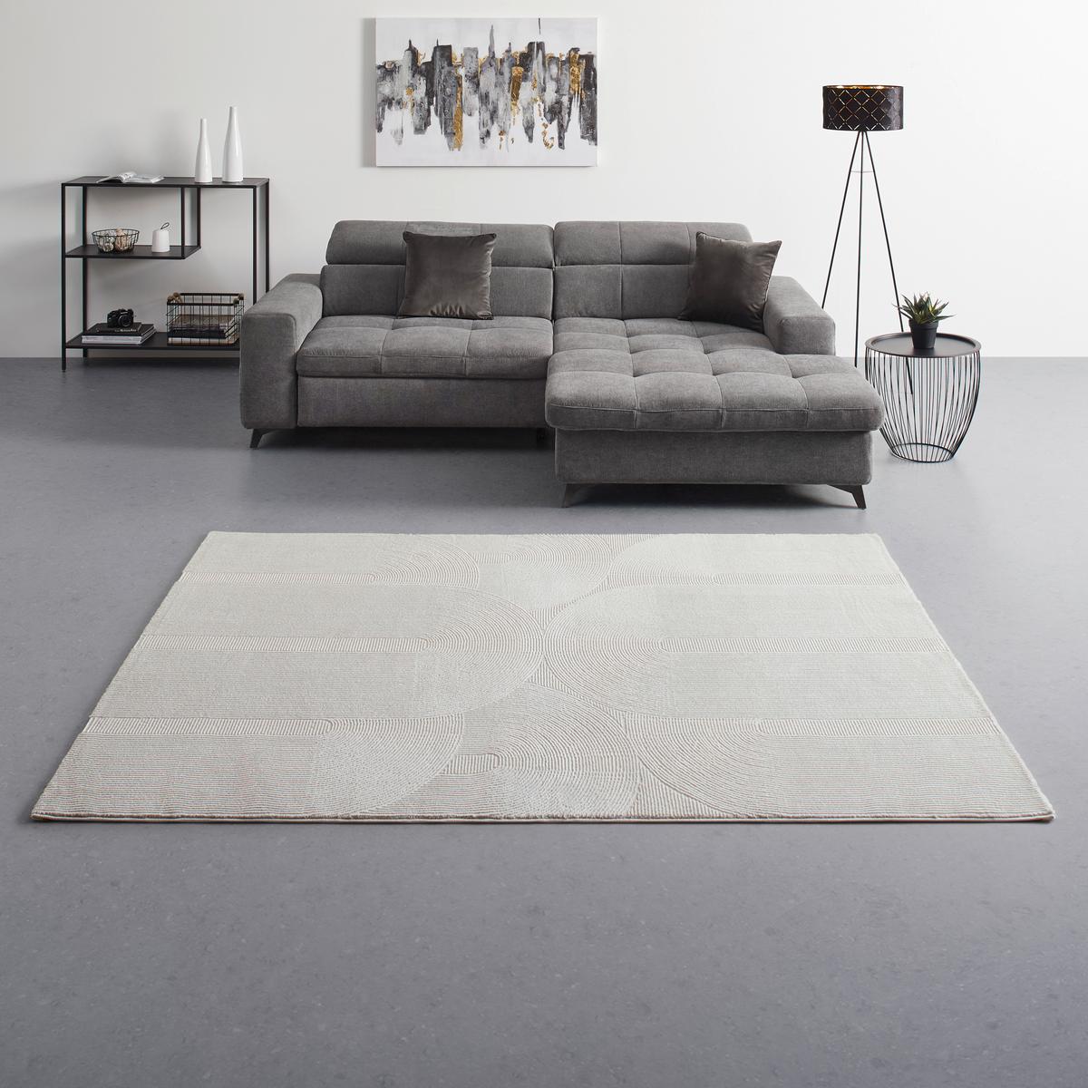 TKANÝ KOBEREC LEONIE - krémová, Konvenční, textil (120/170cm) - Mömax