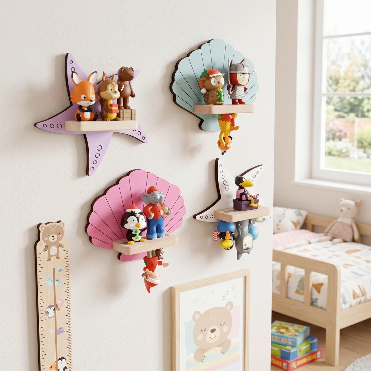 Kinderregal Boarti Multicolor B: 17 cm - Multicolor, MODERN, Holzwerkstoff (17/17/5cm) - Livetastic