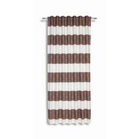 Vorhang mit Schlaufen und Band Nadine 140x245 cm Taupe - Taupe, KONVENTIONELL, Textil (140/245cm) - Luca Bessoni