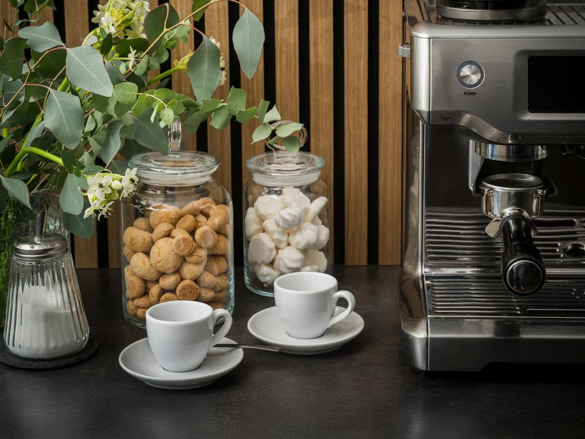 Tassenset Bistrot Weiß, 80 ml - Weiß, Basics, Keramik - Creatable