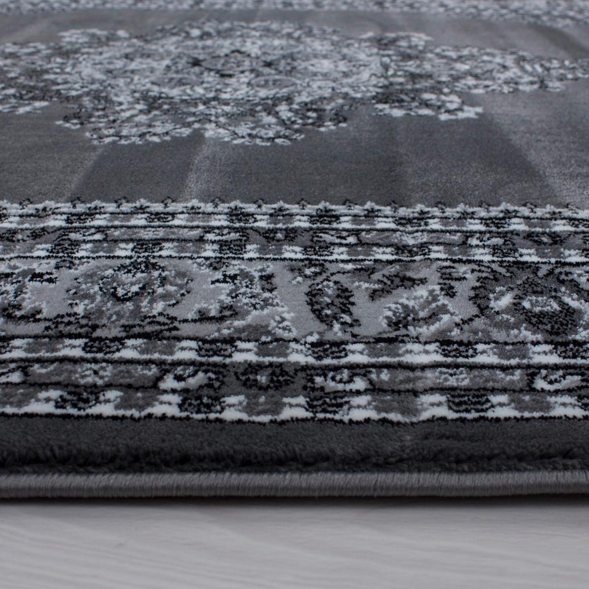 Webteppich Grau Marrakesh 160x230 cm - Schwarz/Grau, KONVENTIONELL, Textil (160/230cm)