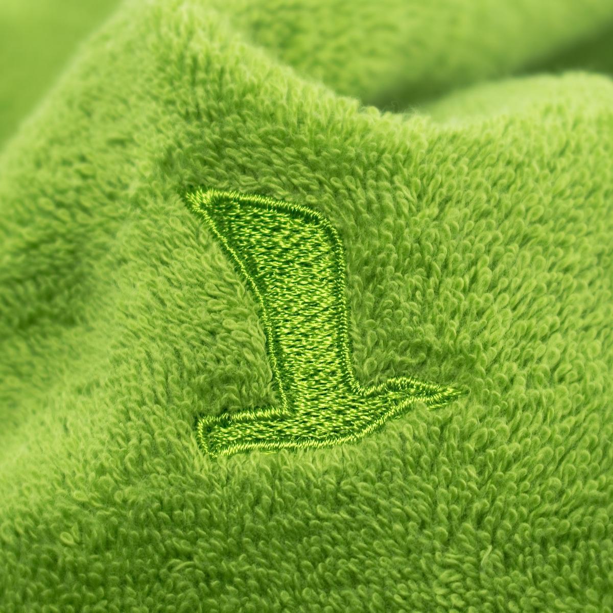 Gästehandtuch Superwuschel Baumwolle 550g/M Peridot 30x50 - Grün, Basics, Textil (30/50cm) - Moeve