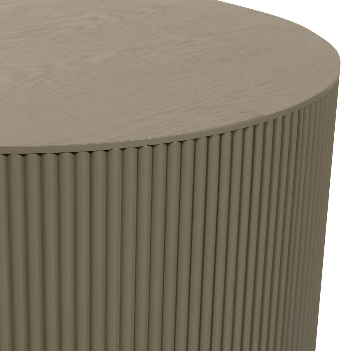 Beistelltisch Sanne Dunkelgrün D: 60 cm - Dunkelgrün, Design, Holzwerkstoff (60/60/40cm) - Livetastic