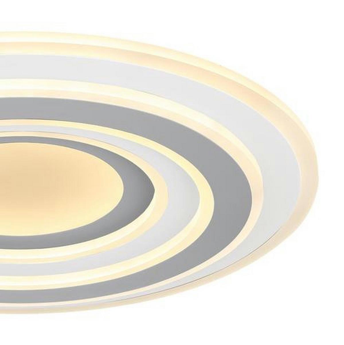 Led Mennyezeti Lámpa 48011-46 Sabatino - antracit/fehér, Design, műanyag/fém (50/7cm) - Globo