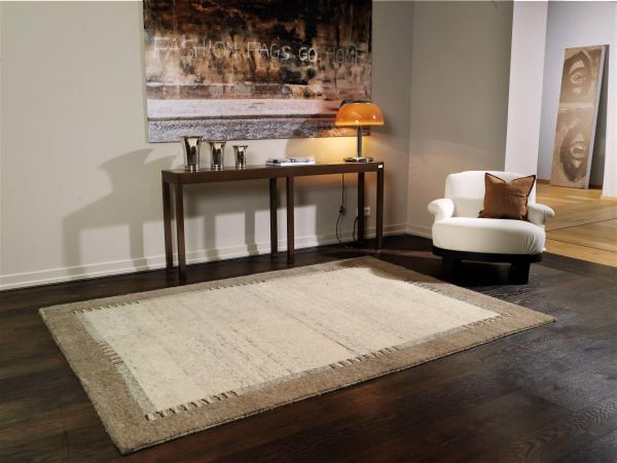 Orientalischer Webteppich Naturfarben 90x160 cm - Naturfarben, Basics, Textil (90/160cm) - Cazaris
