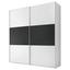 Schwebetürenschrank 225 cm Includo, Weiß - Eichefarben/Weiß, MODERN, Holzwerkstoff (225/222/68cm) - Bessagi Home Schwebetürenschrank 225 cm Includo, Weiß - Eichefarben/Weiß, MODERN, Holzwerkstoff (225/222/68cm) - Bessagi Home
