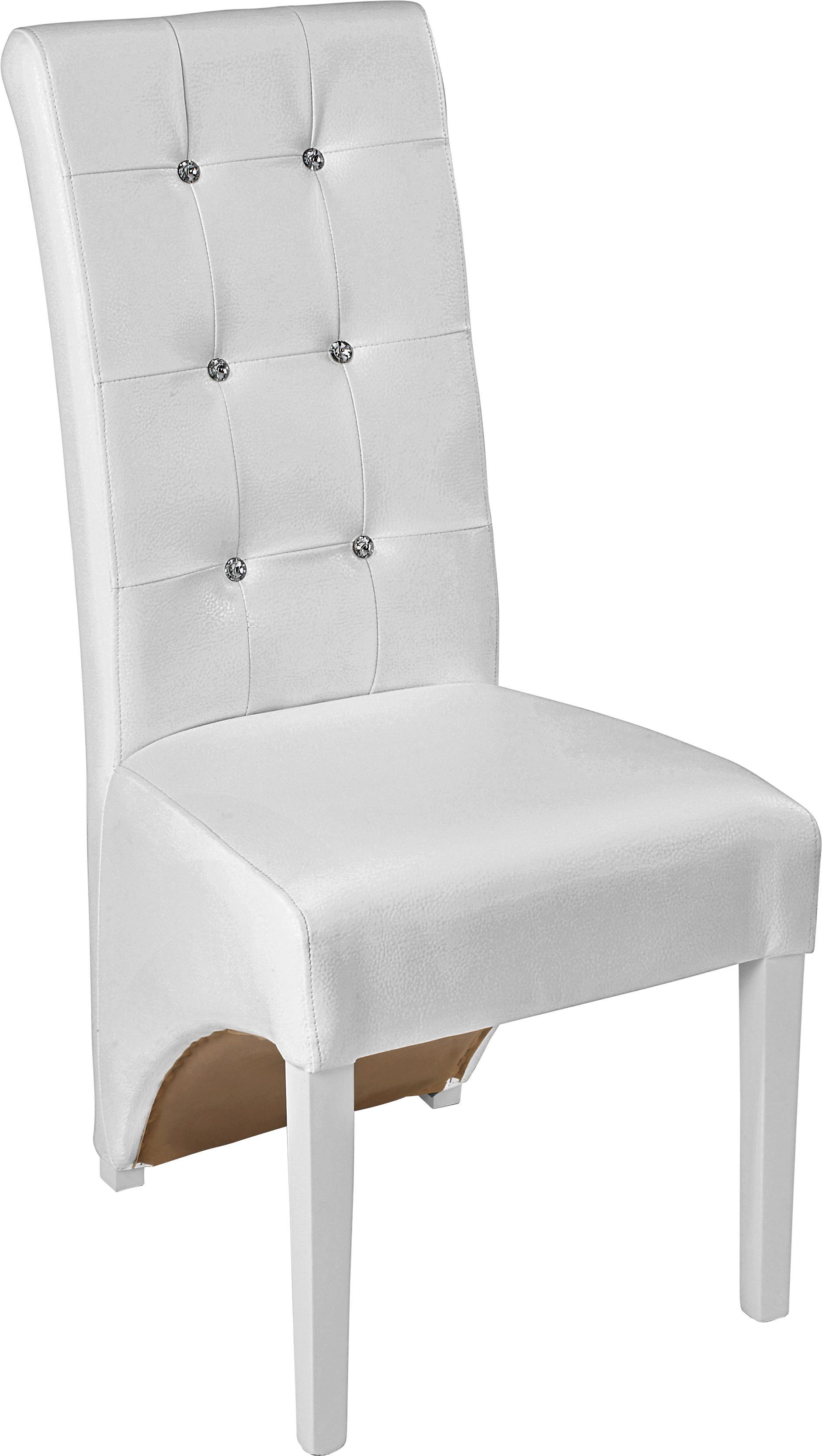 Étkezőszék Marilyn - Fehér, konvencionális, Fa (47/105/66cm)