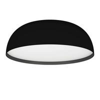 LED-Deckenleuchte Tollos-Z Ø 40 cm Farbwechsler - Schwarz/Weiß, Design, Kunststoff/Metall (40/13cm) - Eglo