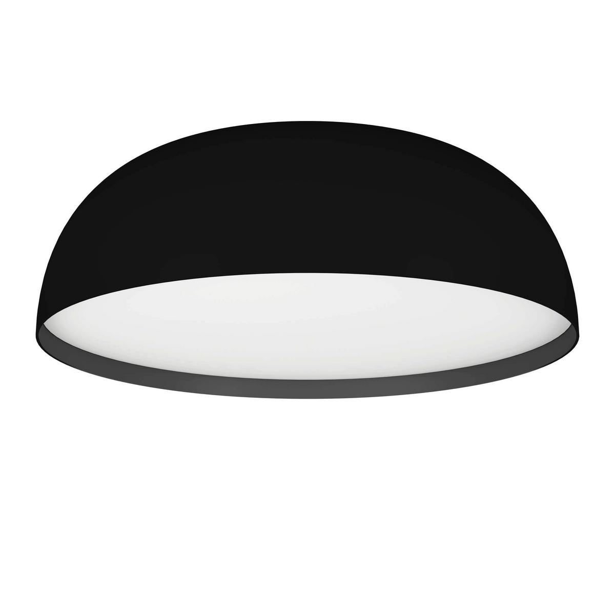 LED-Deckenleuchte Tollos-Z Ø 40 cm Farbwechsler - Schwarz/Weiß, Design, Kunststoff/Metall (40/13cm) - Eglo