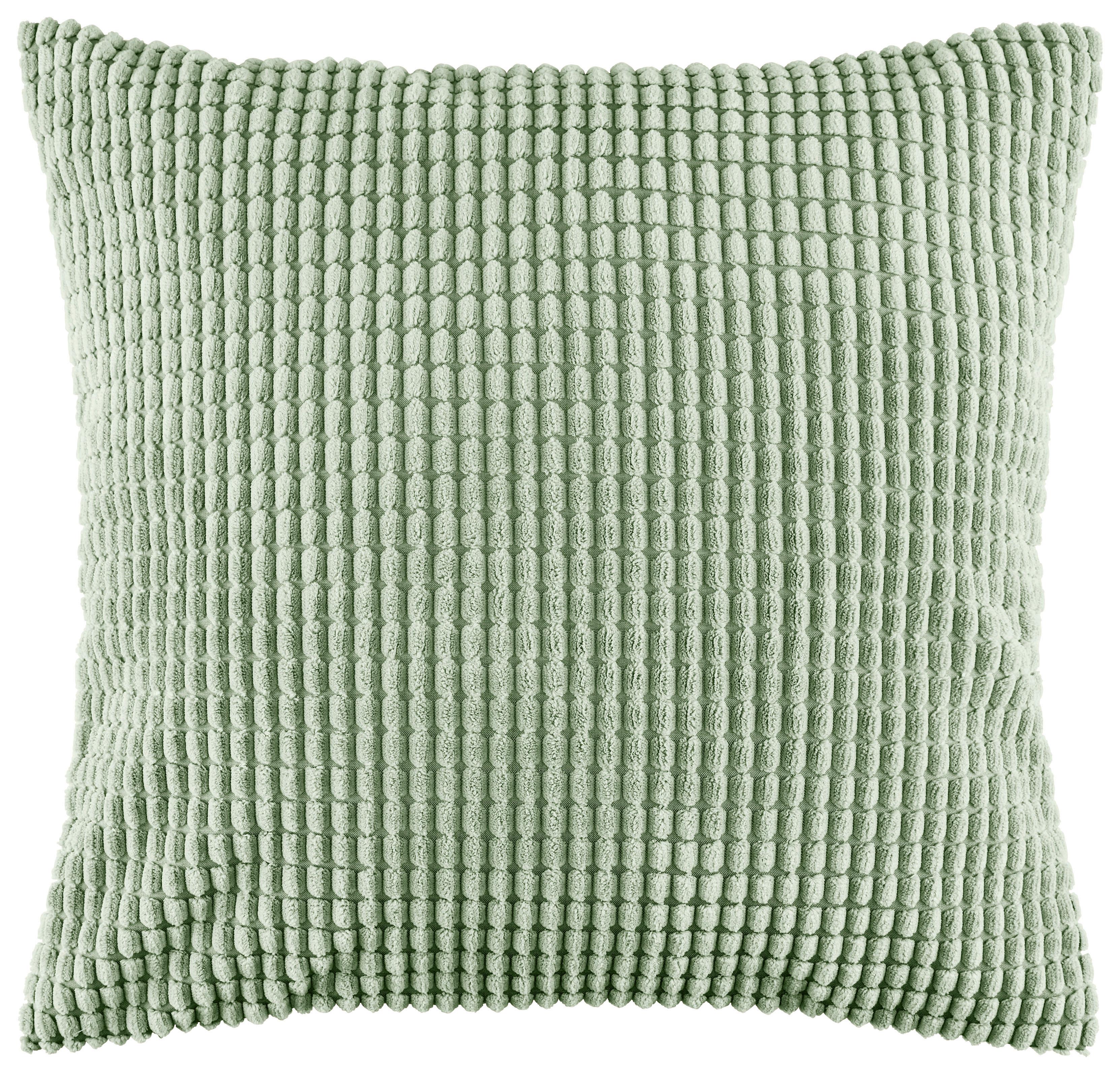 Díszpárna Halina Kb. 45/45cm - mentazöld, Modern, textil (45/45cm) - Luca Bessoni