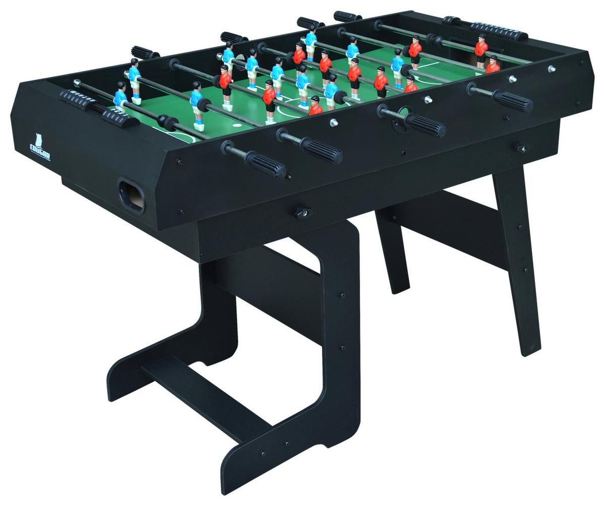 Multispieltisch Cougar All-In-One Schwarz B: 61 cm - Schwarz, KONVENTIONELL, Holz (61/81/119,00cm) - Ambia Garden