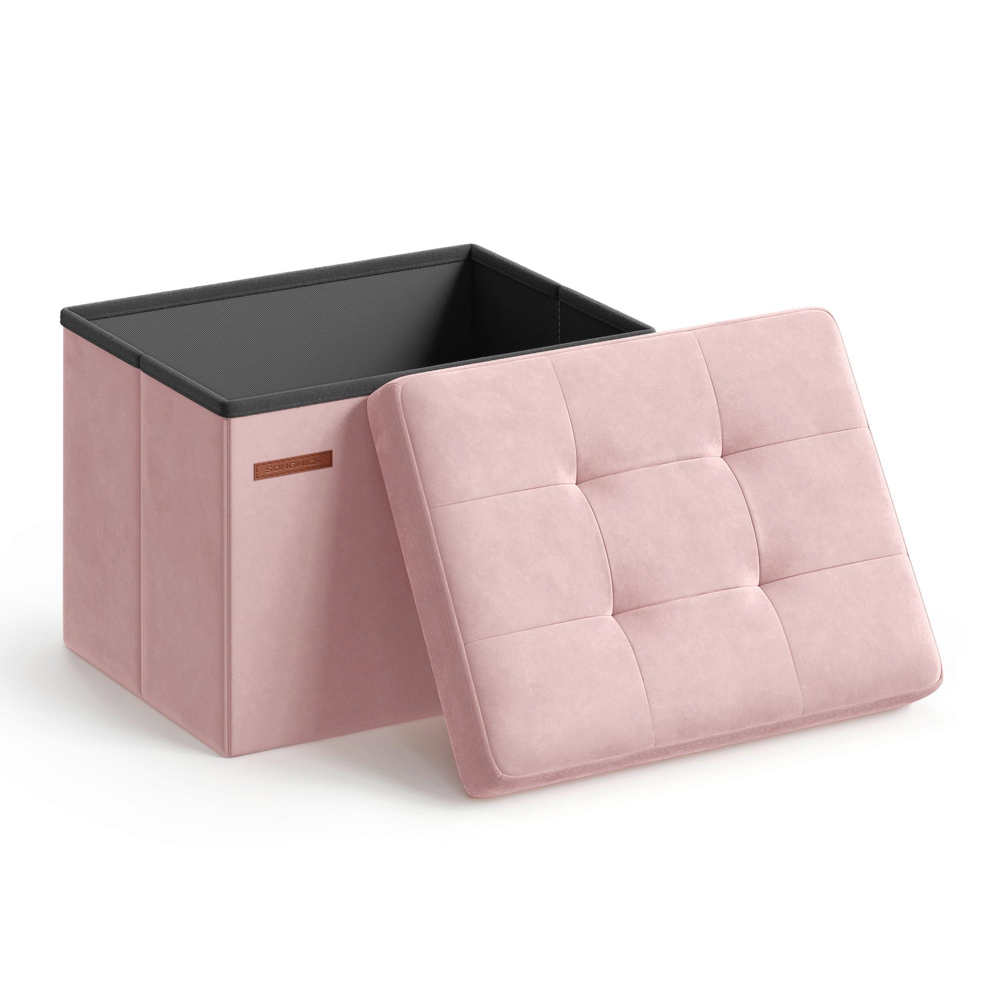 SITZBOX Rosa B: 41cm - Rosa, Basics, Holzwerkstoff/Textil (41/31/31cm)