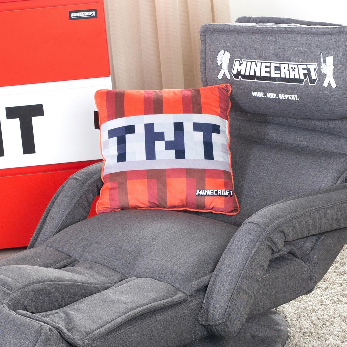 Zierkissen Minecraft Tnt - Rot, Textil (38/38cm)