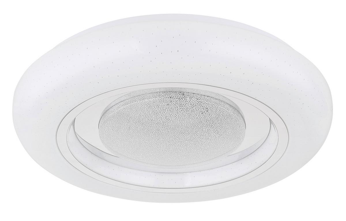 STROPNÍ SVÍTIDLO 41369-18 - bílá/opál, Trend, kov/plast (39/8cm) - Globo