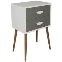 Nachtkästchen Singol Xxl - Honigeiche/Anthrazit, MODERN, Holzwerkstoff (45/70/30cm) - MID.YOU