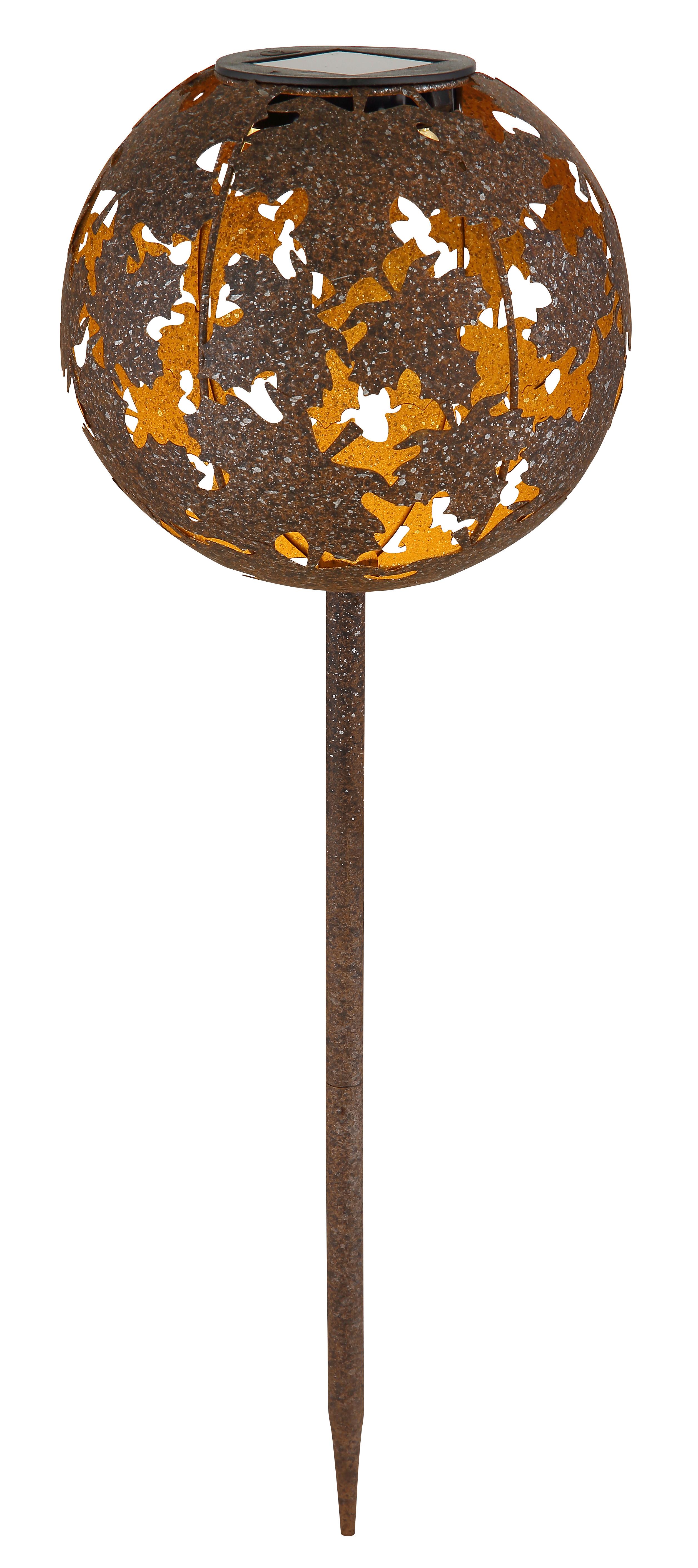 Solarleuchte, Rostfarben,3000k 36748_solar - Rostfarben, Basics, Metall (18/52,5cm) - Globo