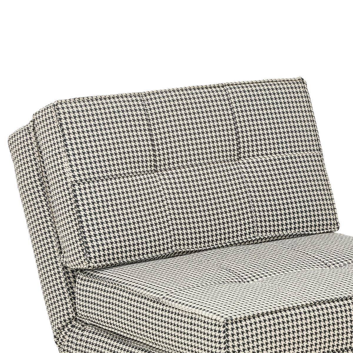 Schlafsessel Luc - Schwarz/Weiß, MODERN, Textil (74/61,5/80cm) - MID.YOU