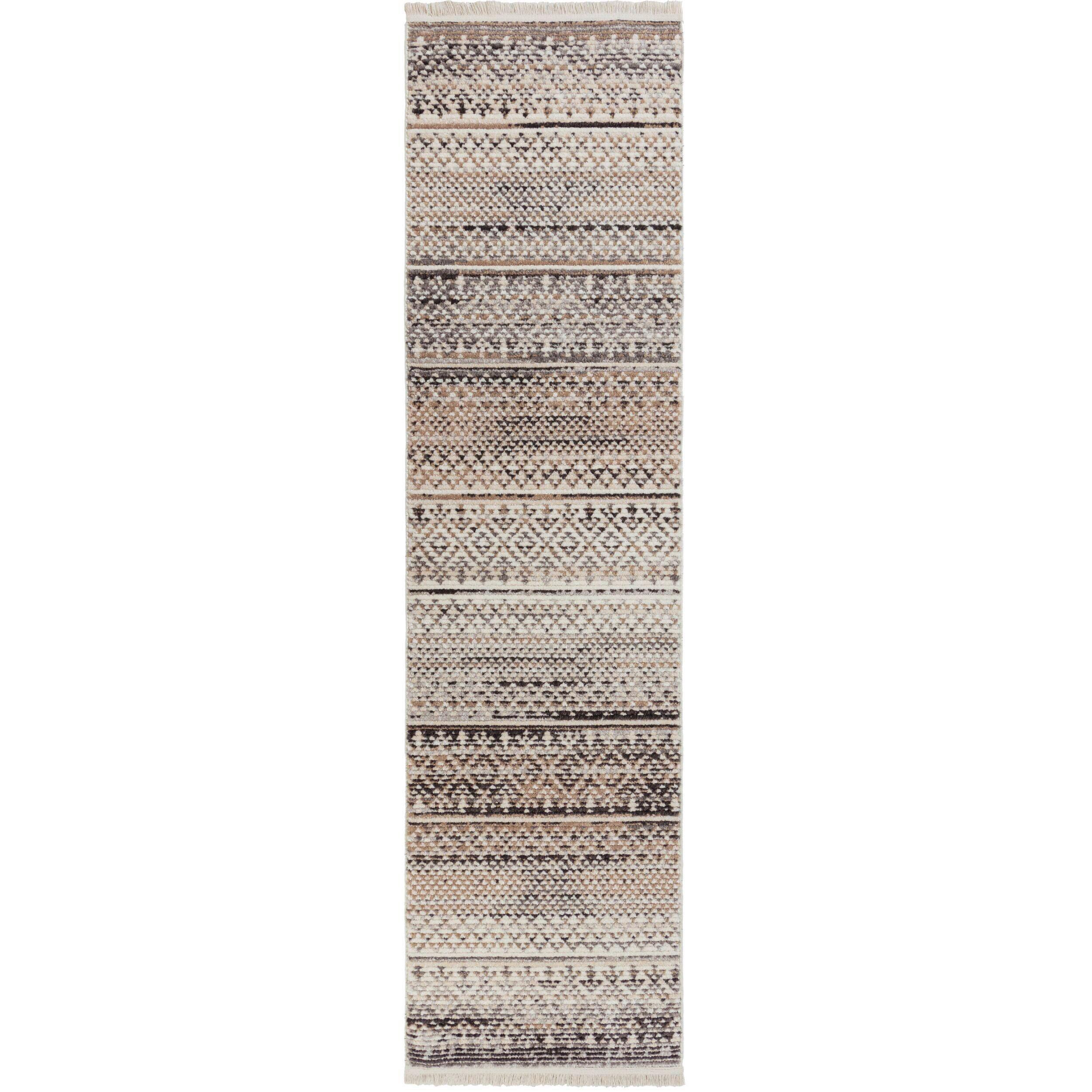 Läufer Camino Natural 66x300 - Beige, Basics, Textil (66/300cm)