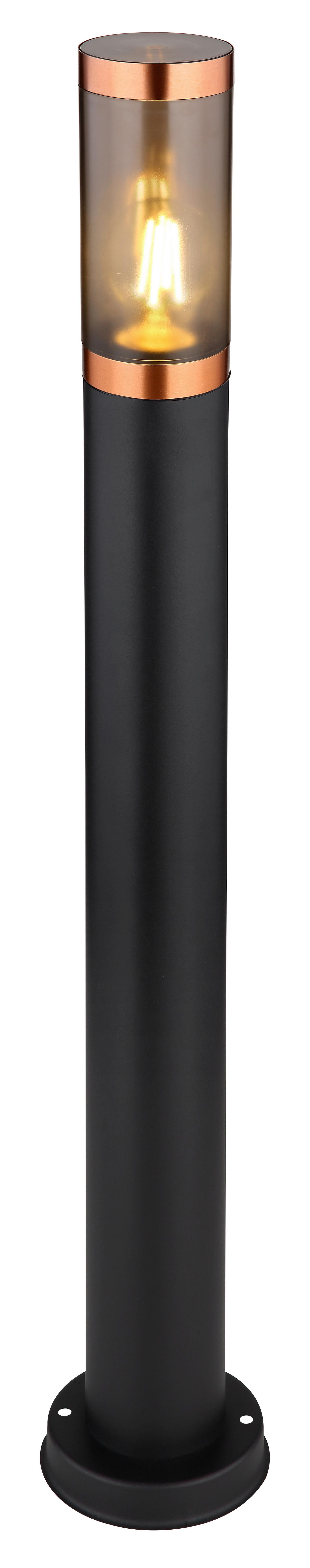 Außenleuchte 31588bc - Schwarz/Grau, Design, Kunststoff/Metall (12,7/80cm) - Globo