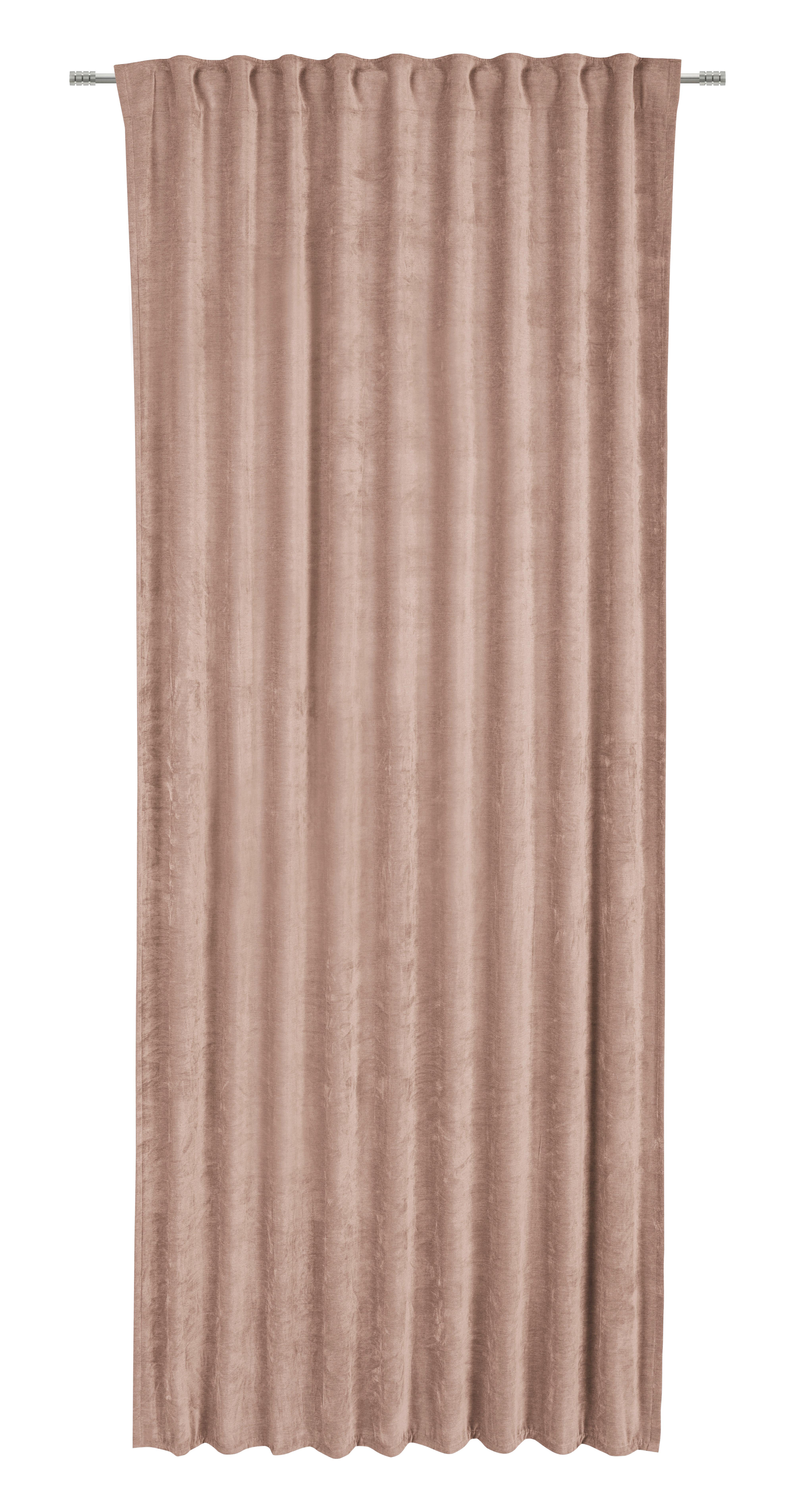 HOTOVÝ ZÁVĚS CASPER - růžová, Konvenční, textil (140/245cm) - Mömax
