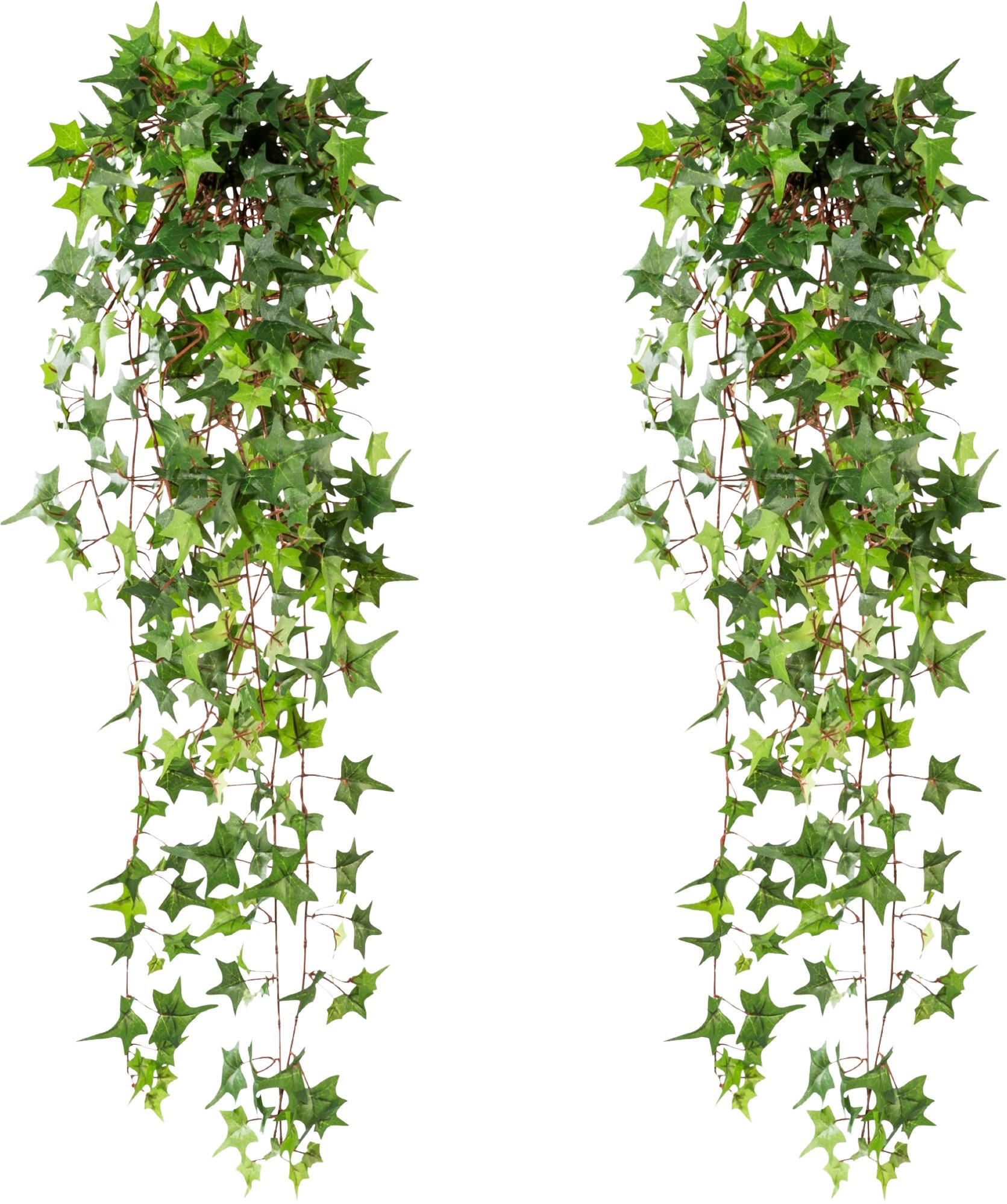 Kunstpflanze Hängepflanze Grün, 90 cm - Grün, Design, Kunststoff (90cm) - P & B