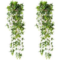 Kunstpflanze Hängepflanze Grün, 90 cm - Grün, Design, Kunststoff (90cm) - P & B
